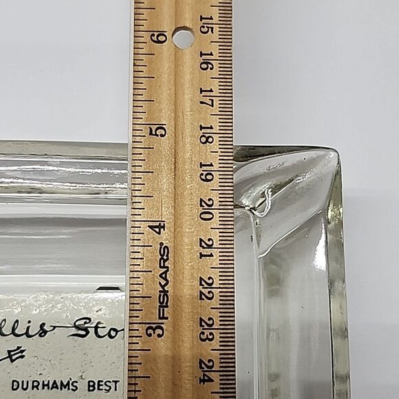 Vintage Ellis Stone Durham NC Department Store "Duke" Glass Ashtray - Picture 8 of 10